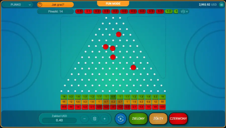 Plinko mÃ¤ng